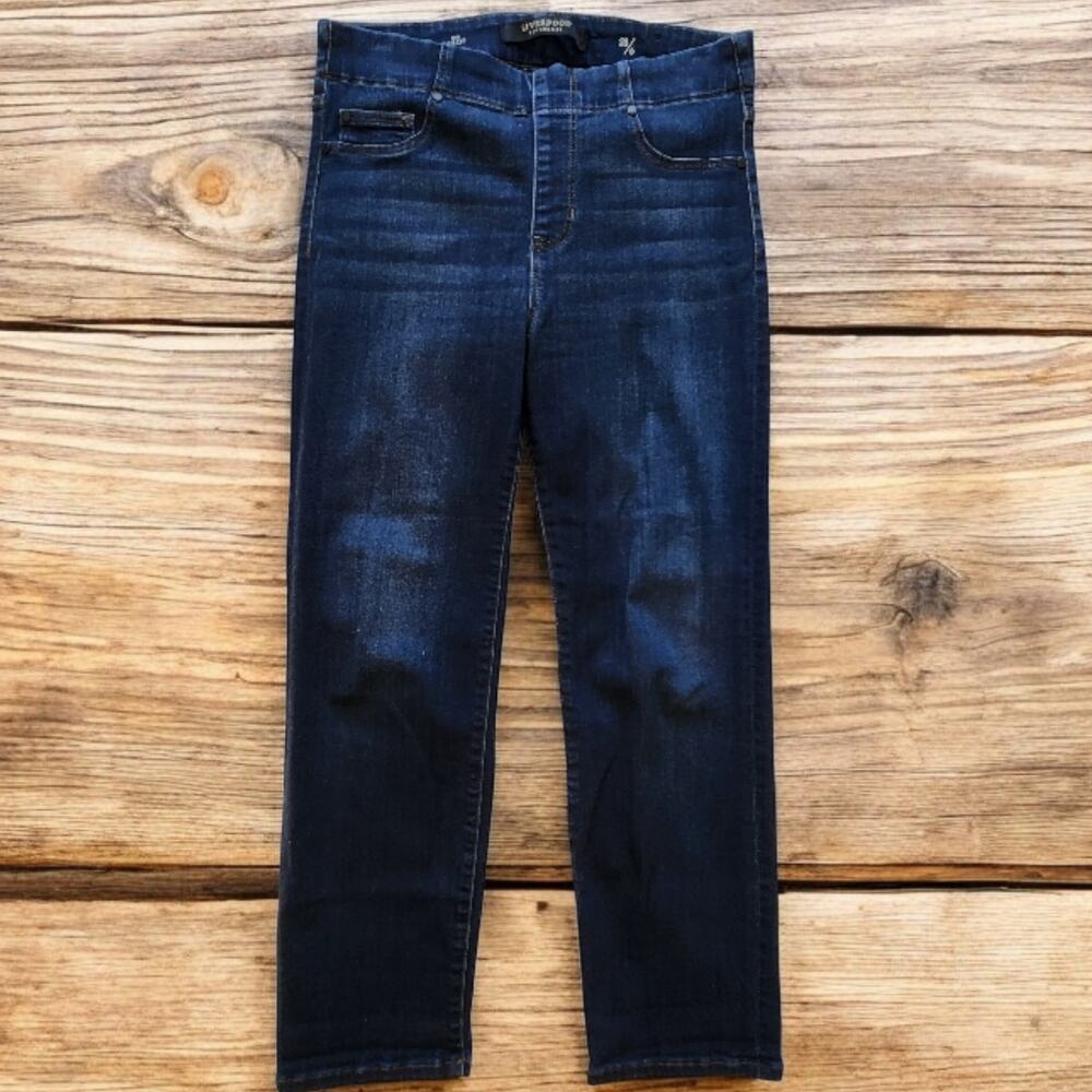 Liverpool Los Angeles The Crop Jeans Pull-on Straight Leg, Size 28 or 6